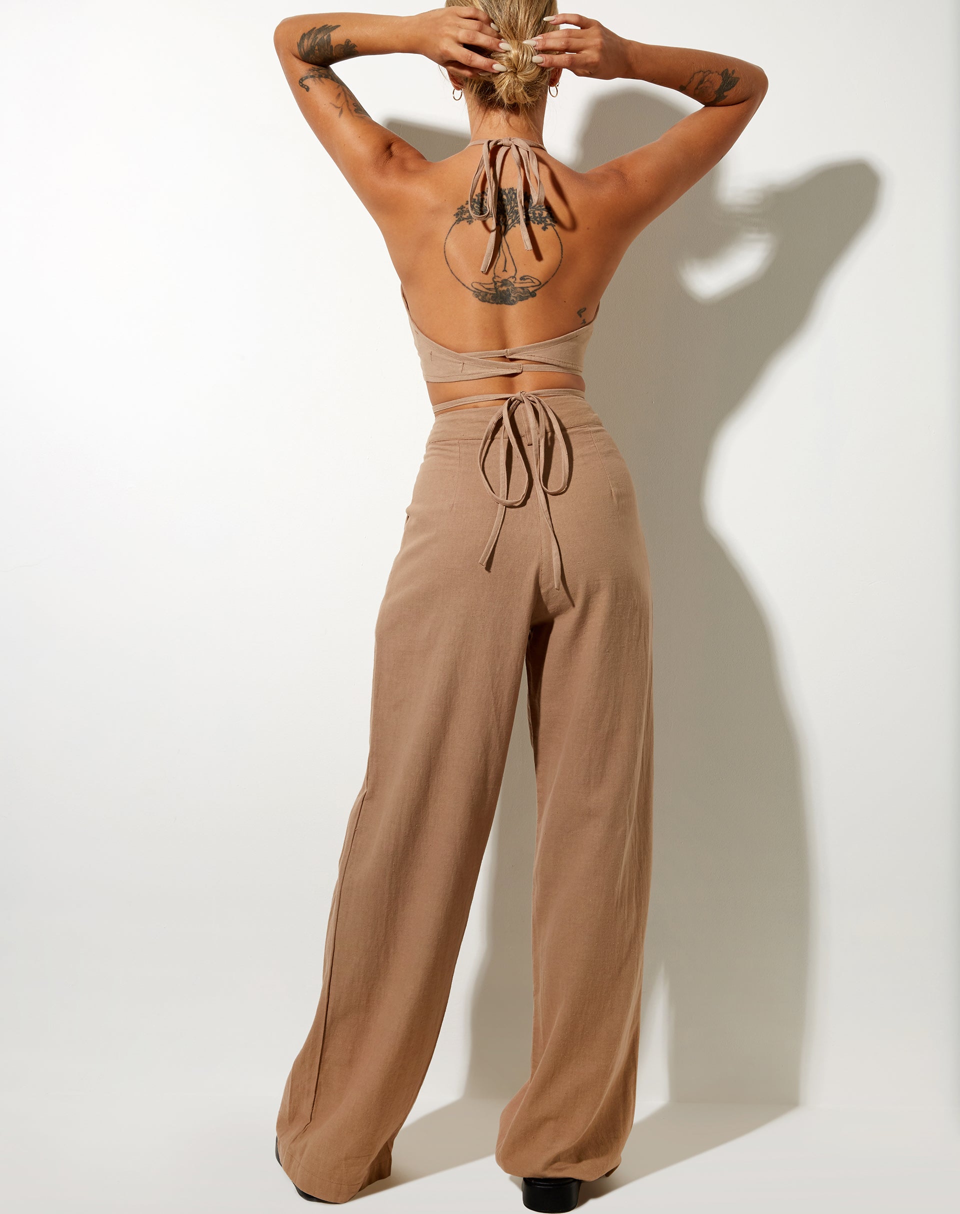 Image de Levo Trouser en Rami Biscuit
