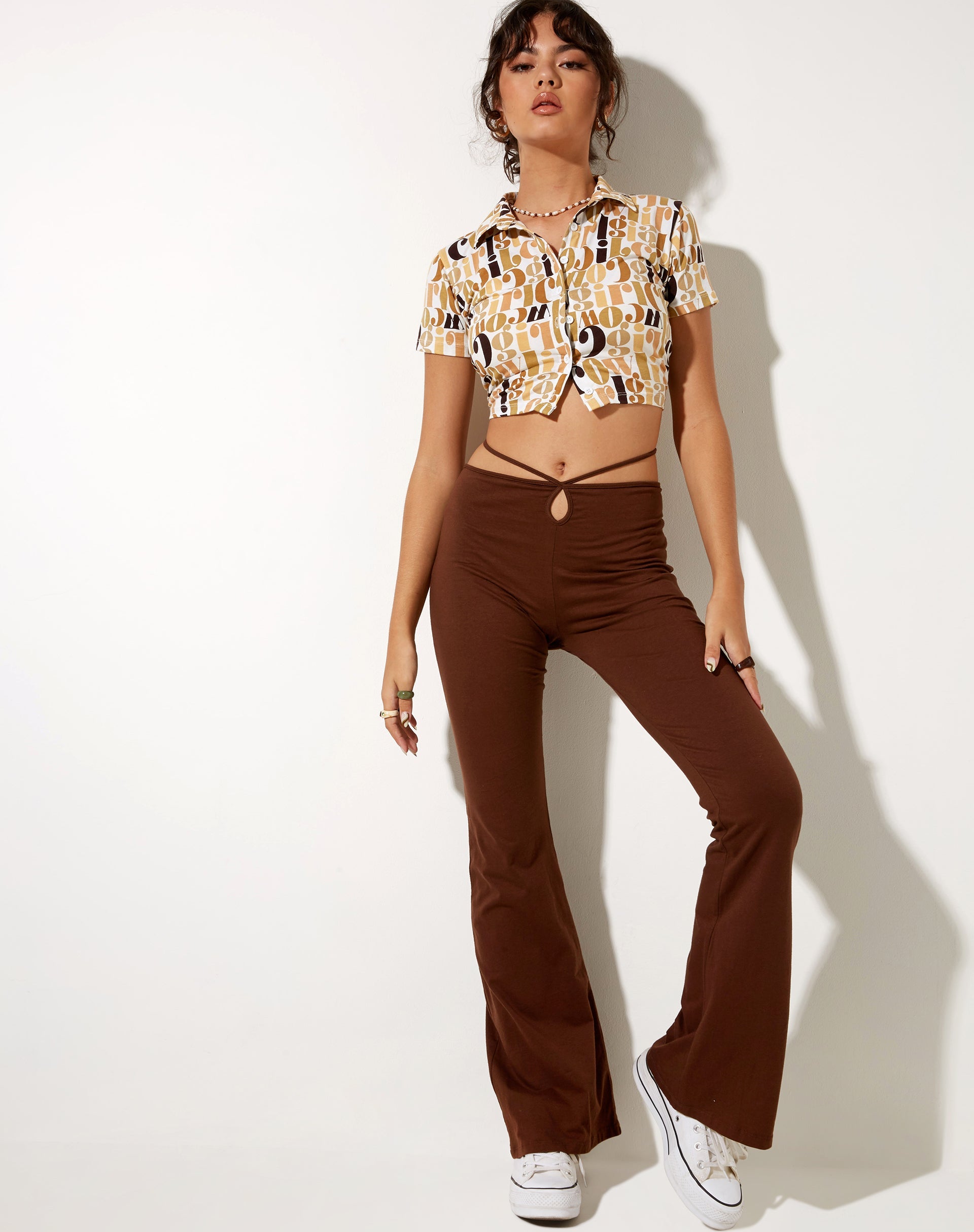 Image de Wuma Cropped Shirt in Cowgirl