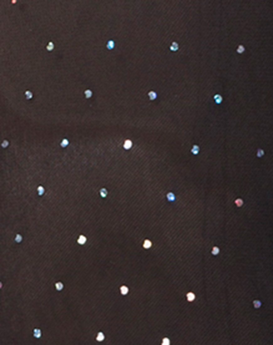 Image de Wyatt Dress in Net Crystal Black