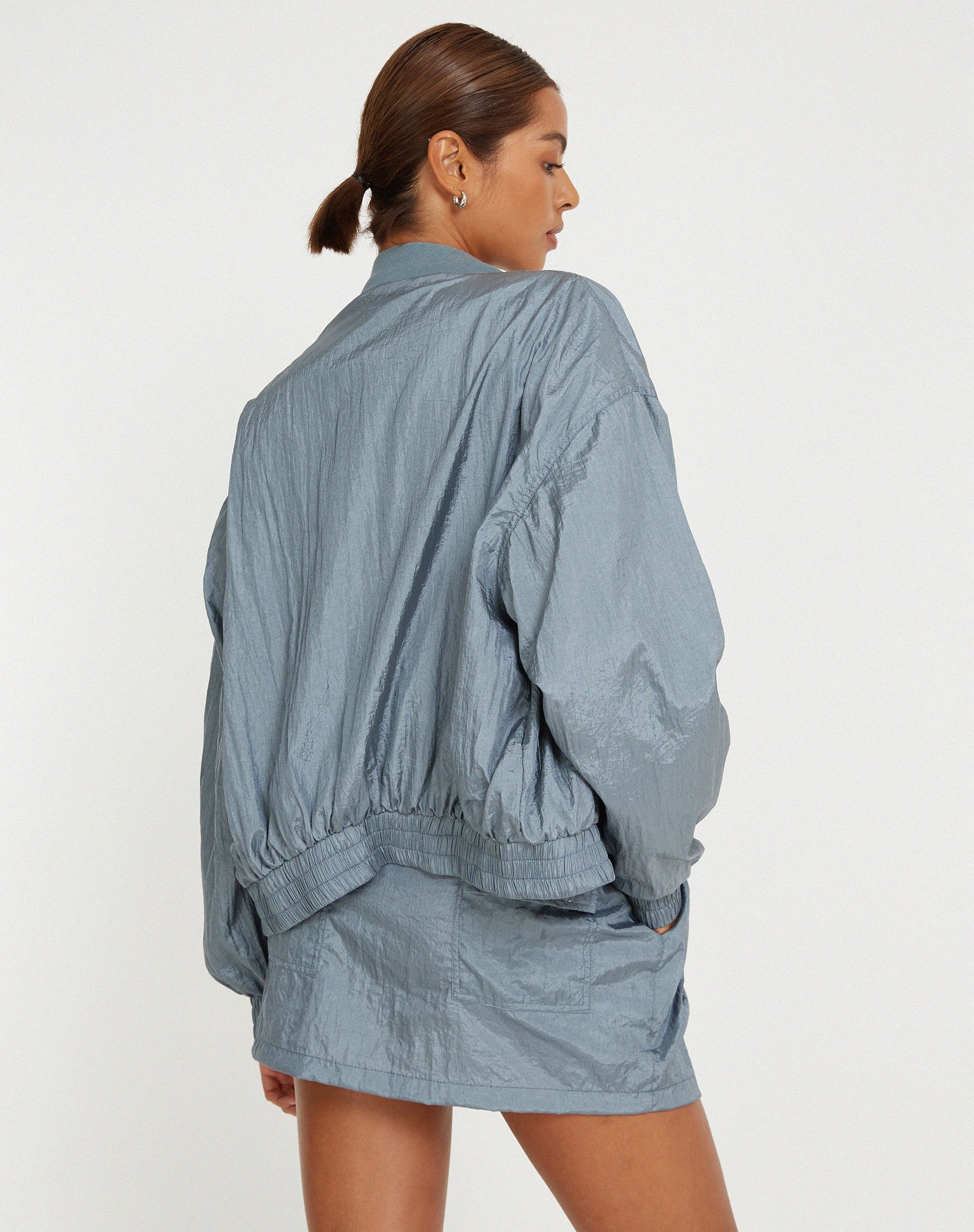 Image de Yuu Shell Jacket in Silver