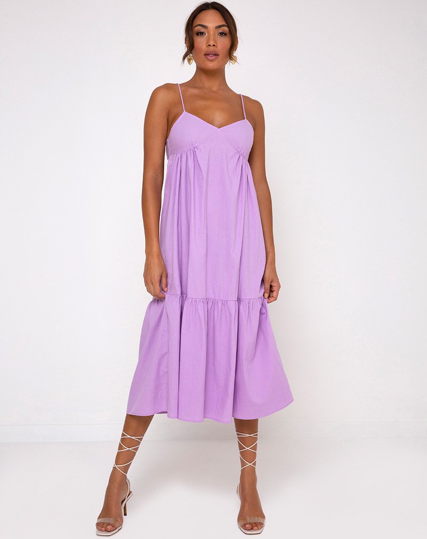Image de Xier Midi Dress in Lilac