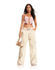 image de Shara Crop Top in Butterfly Pink Flock