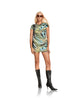 Image de Mini robe Freya en Warped Zebra Blue