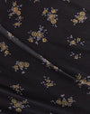 Femme Floral Noir et Or