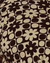 Patchwork Daisy Brown