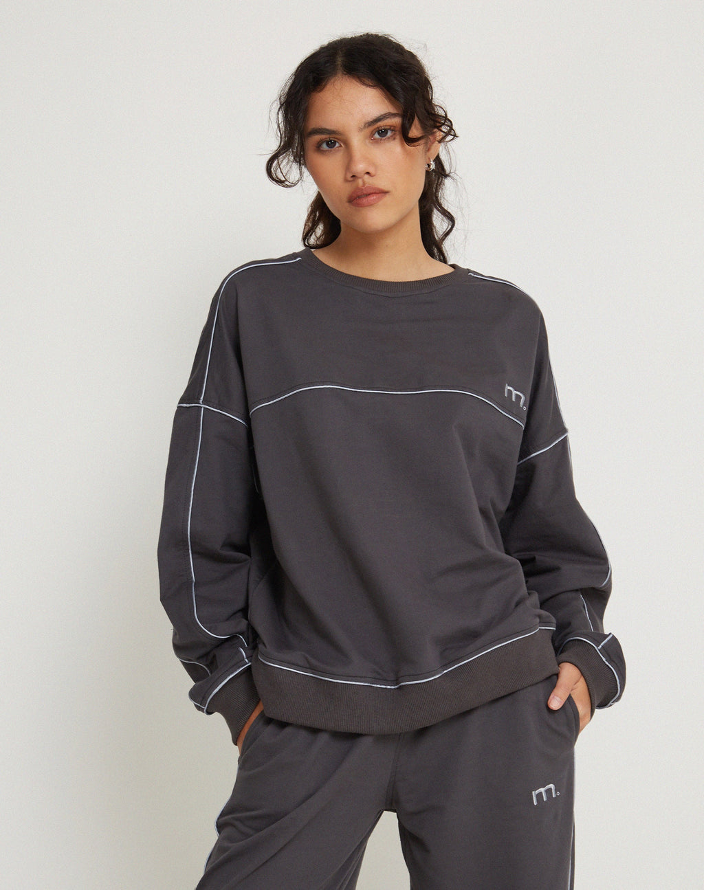 Sweat Imogen, gris beluga