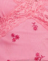  Broderie rose Ditsy Daisy