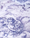 Chérubin des années 20 blanc et bleu