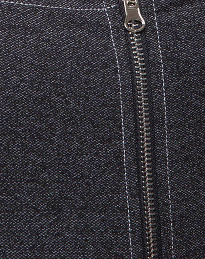 Image of Yona Bodycon Dress in Denim Black