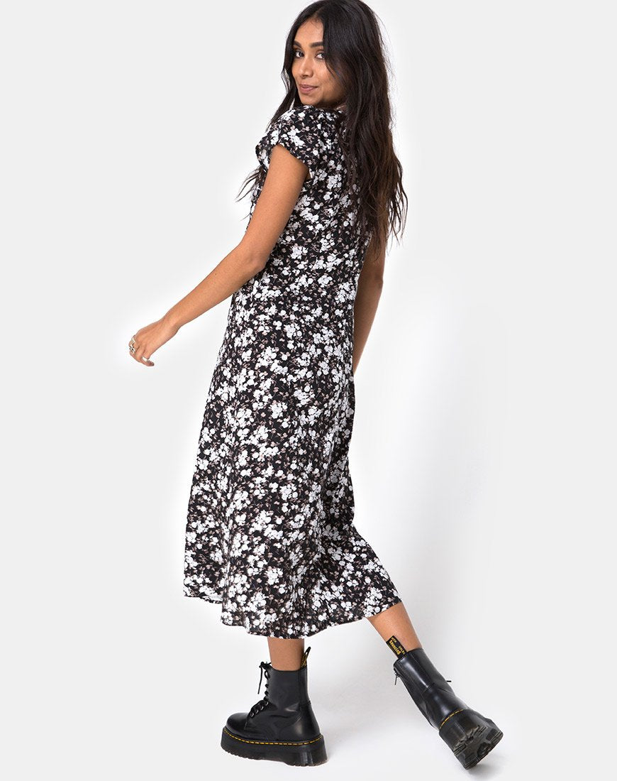 Image de Youki Midi Dress in Dark Wild Flower