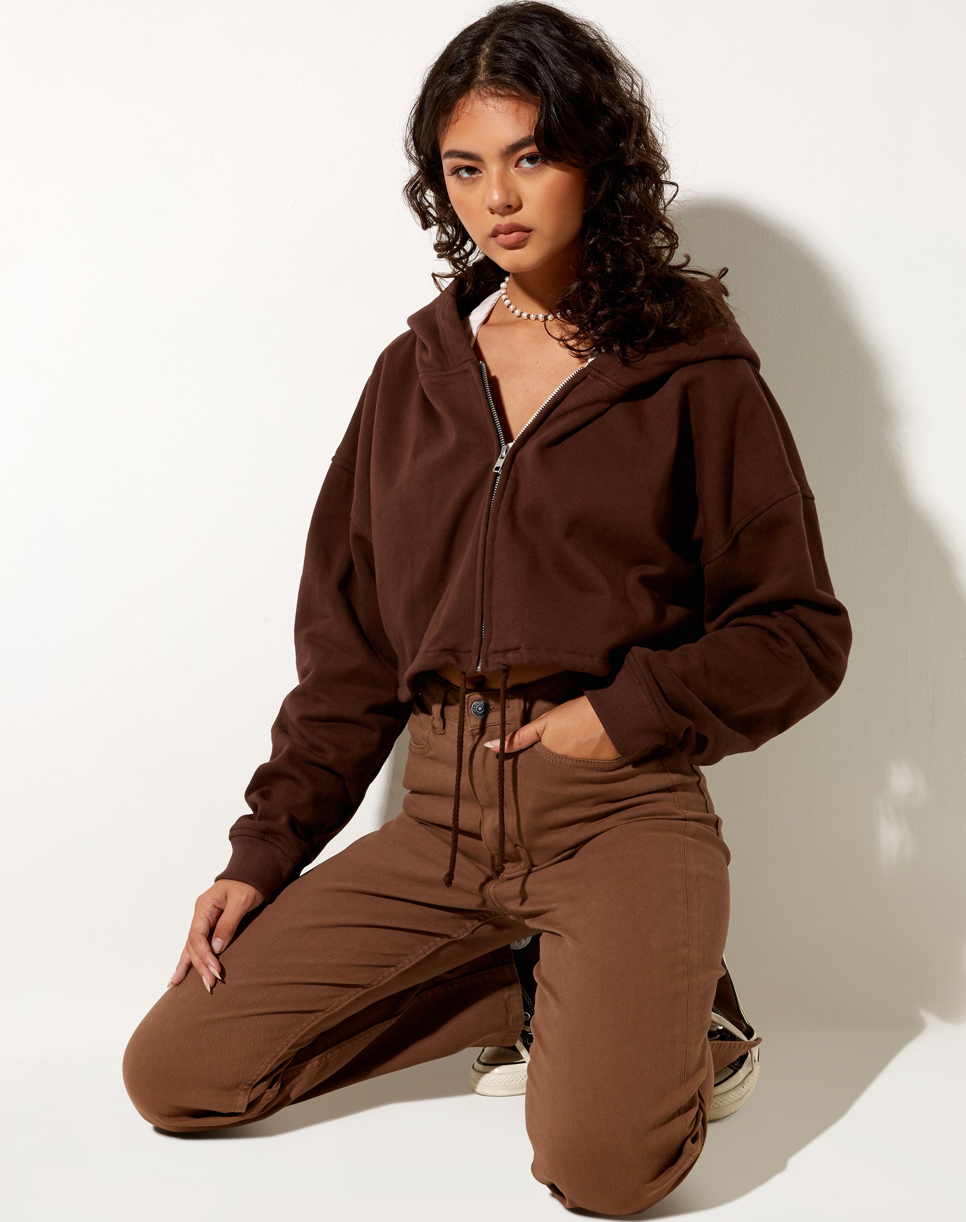 Image de Yukata Hoodie en acajou foncé