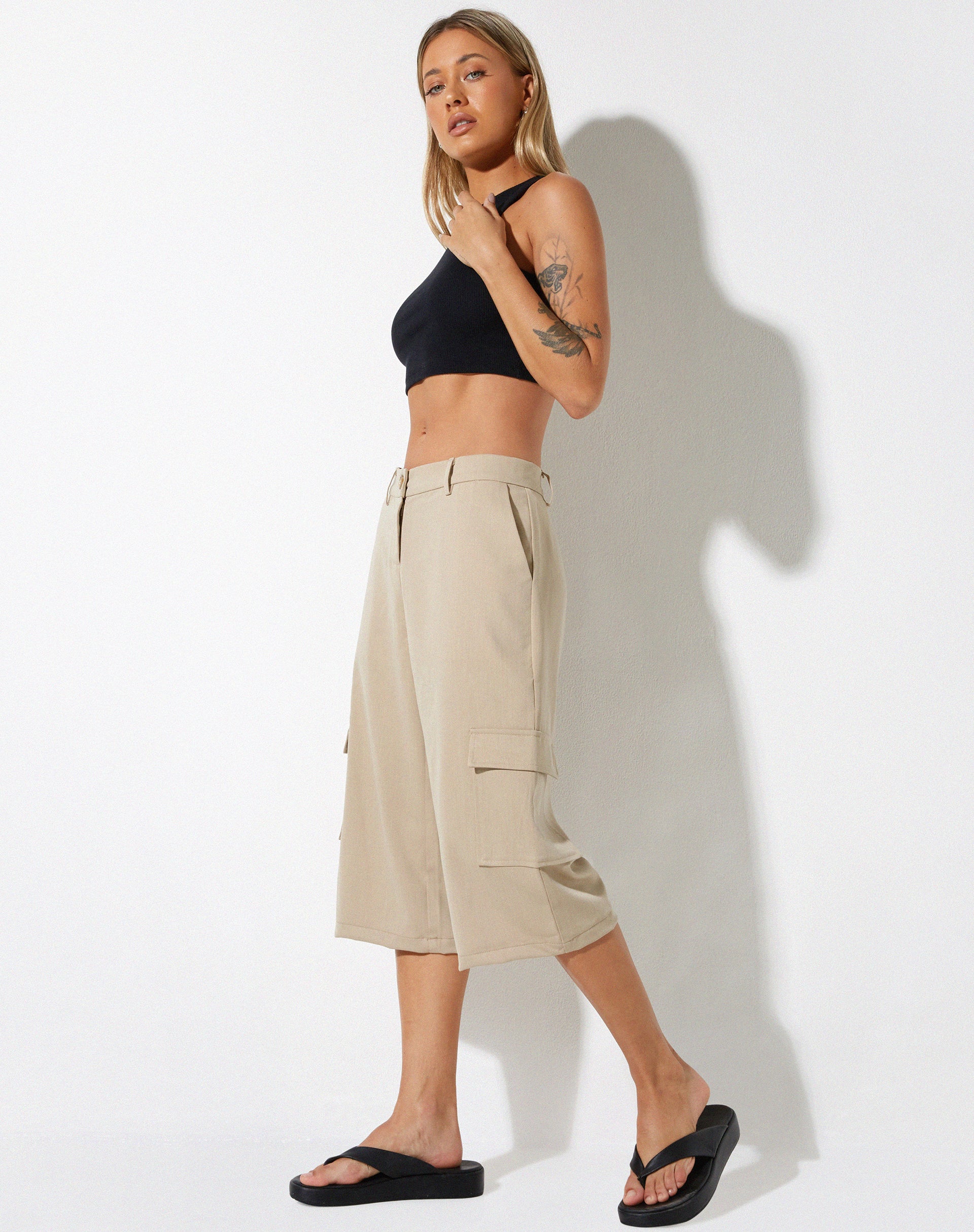 Image de Yungmi Short en Soft Tailoring Tan