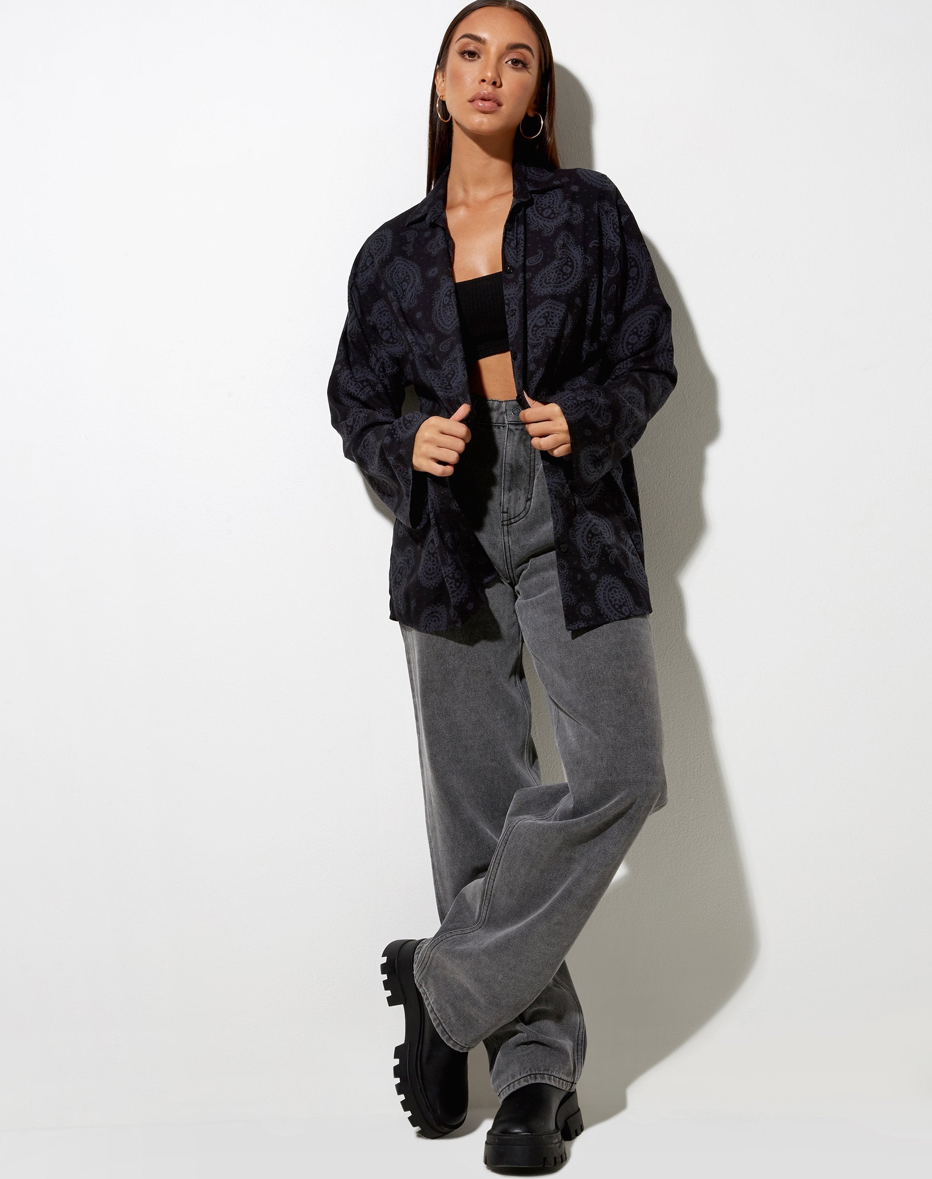 Image de Yuya Shirt in Persian Night Black