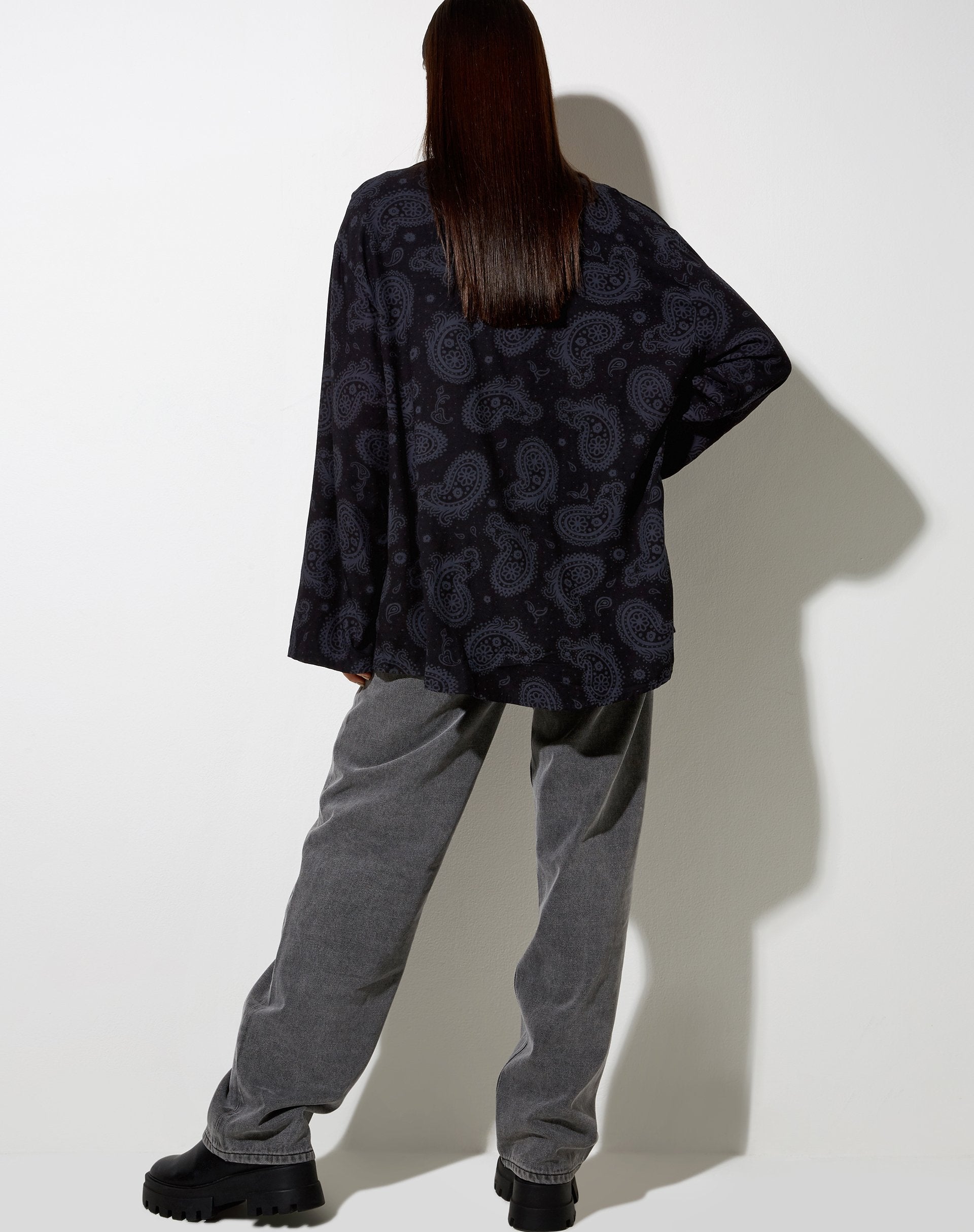 Image de Yuya Shirt in Persian Night Black