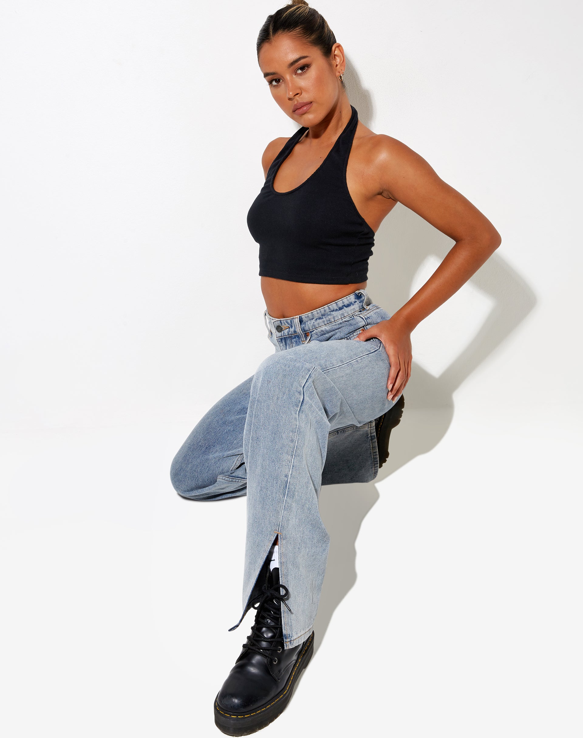 Image de Zagh Top in Rib Black
