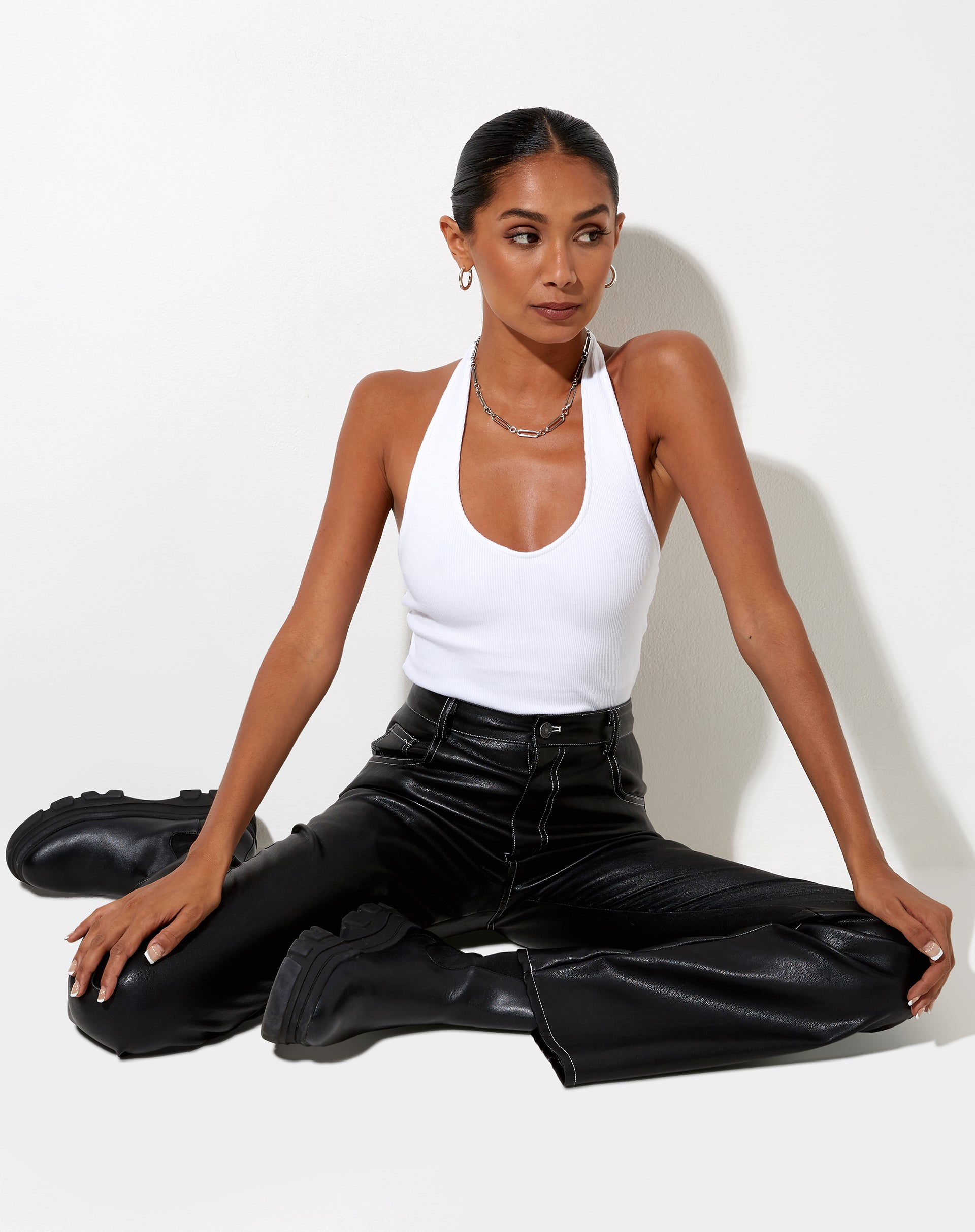 Image de Zagh Top in Rib White