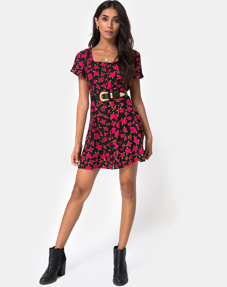 Image de Zavacca Dress in Red Bloom