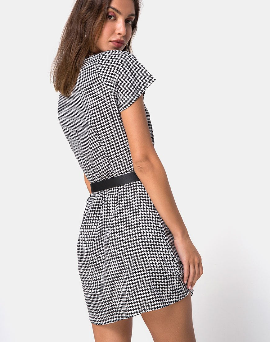 Image de Zavacca Tea Dress in Small Dogtooth