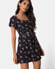 Image de Zavacca Mini Dress in Sohey Rose Black