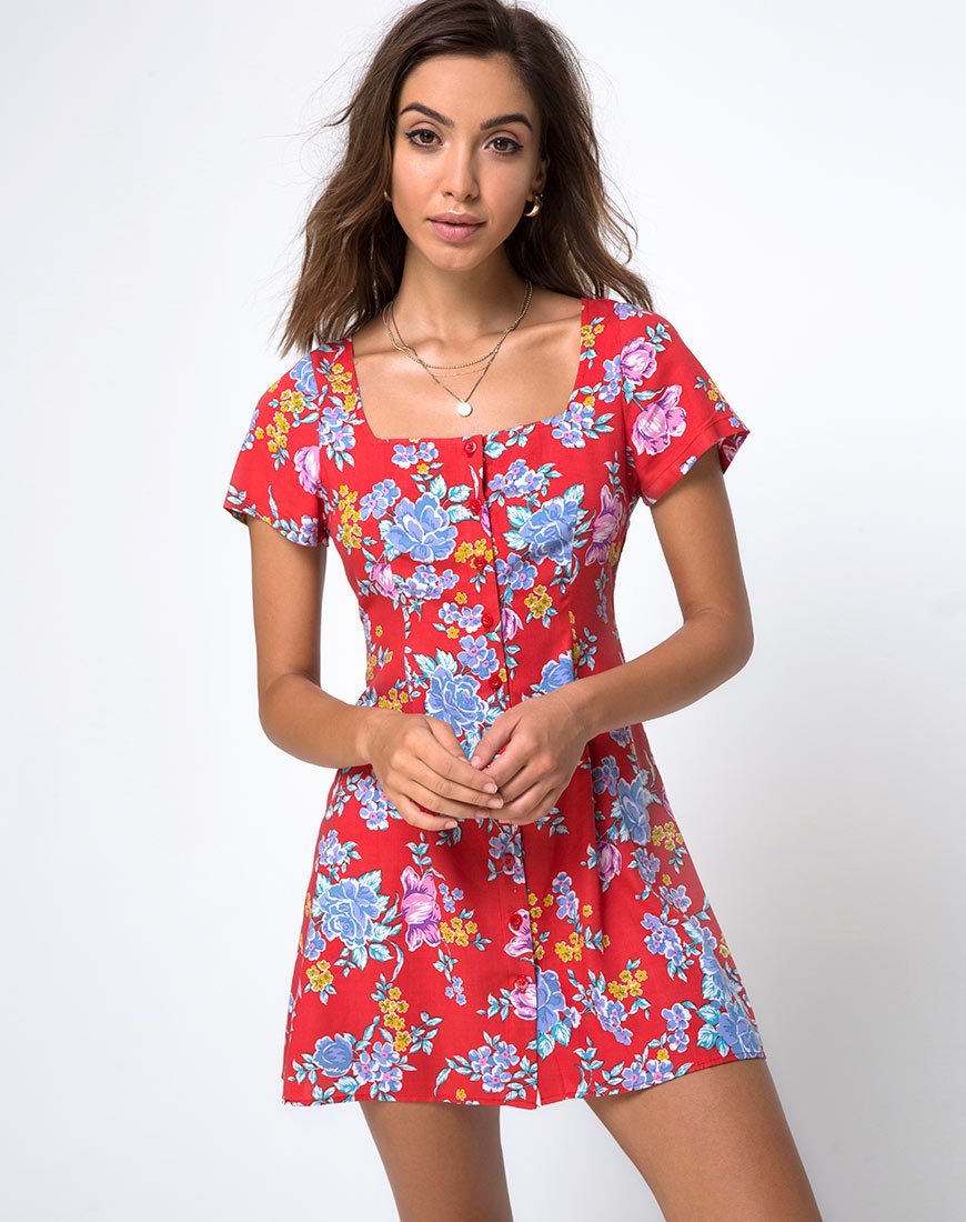 Robe de thé Zavacca en Vintage Fleur