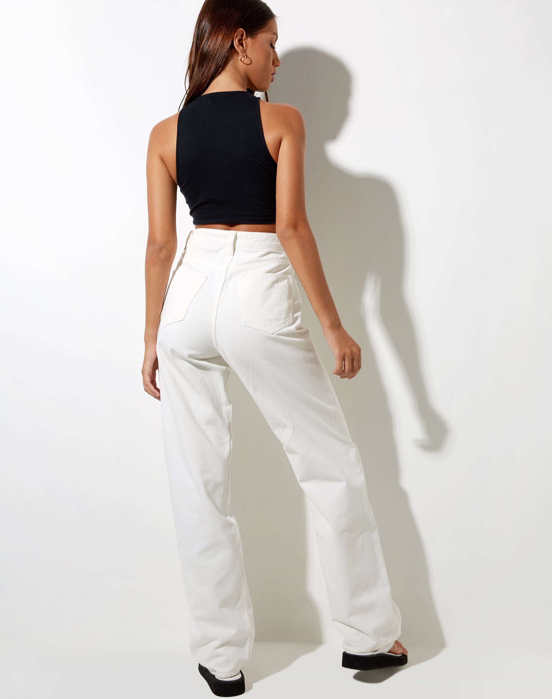 Image de Zeme Crop Top in Black