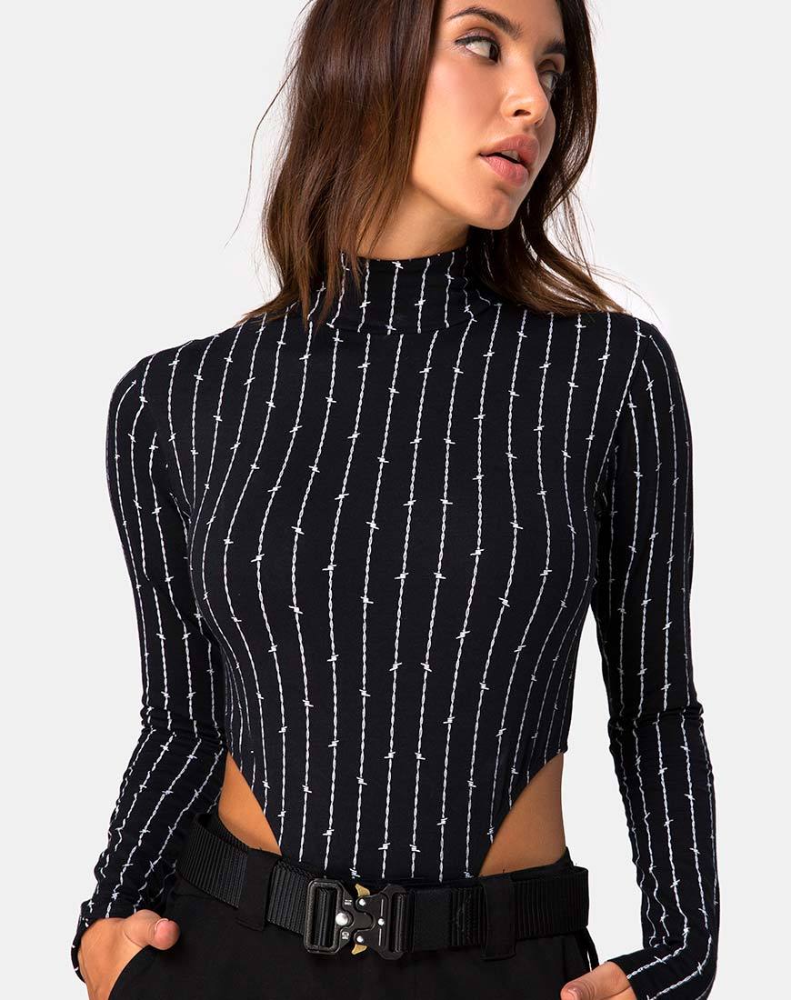 Image de la ceinture en nylon noir