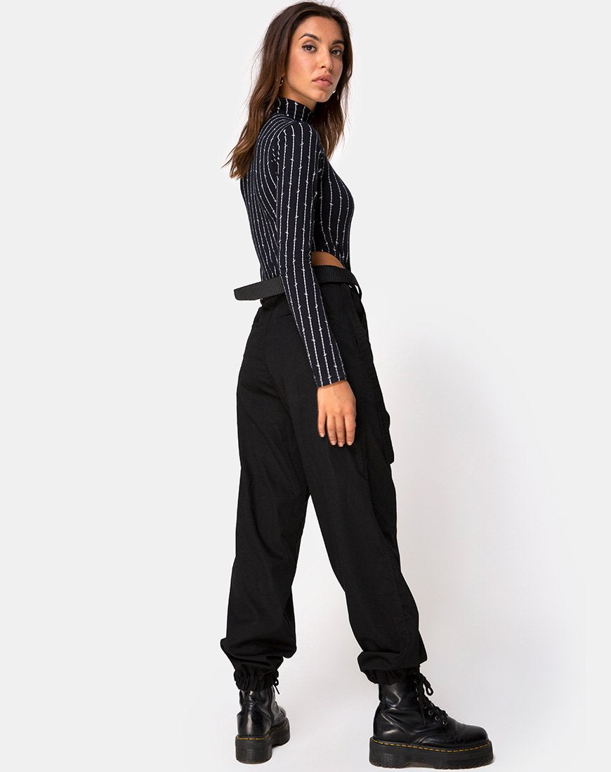 Image de Zepani Bodice in Barbed Wire Black