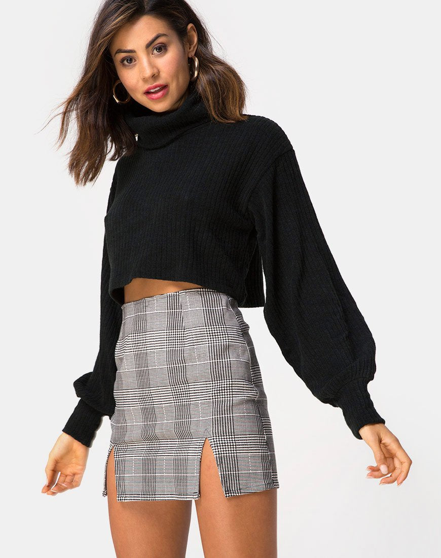 Minijupe Zida, Charles Check Grey