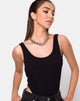 Image de Ziga Bodice Cutout in Rib Black