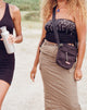 image de Kuincy Crop Top in Black Diamante Bucklea