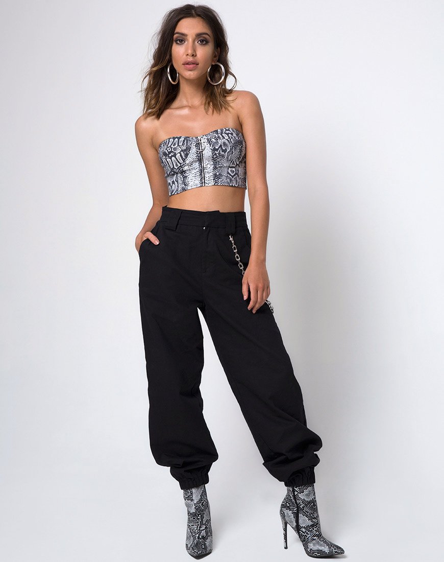 Image de Zipshi Crop Top in Snake