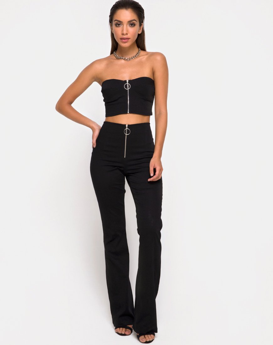 Pantalon Zolia en noir