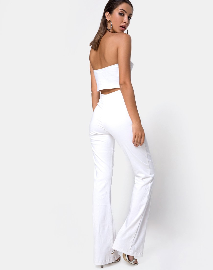 Image du pantalon Zolia en blanc