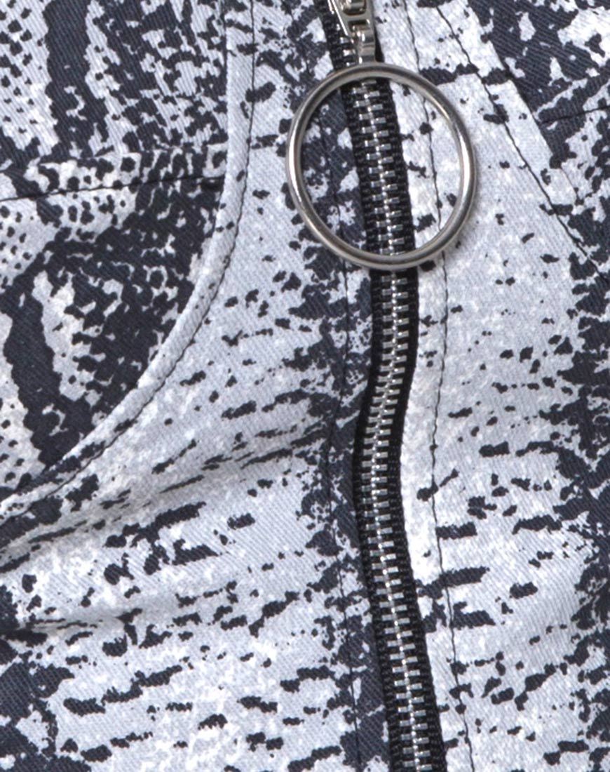 Image de Zipshi Crop Top in Snake