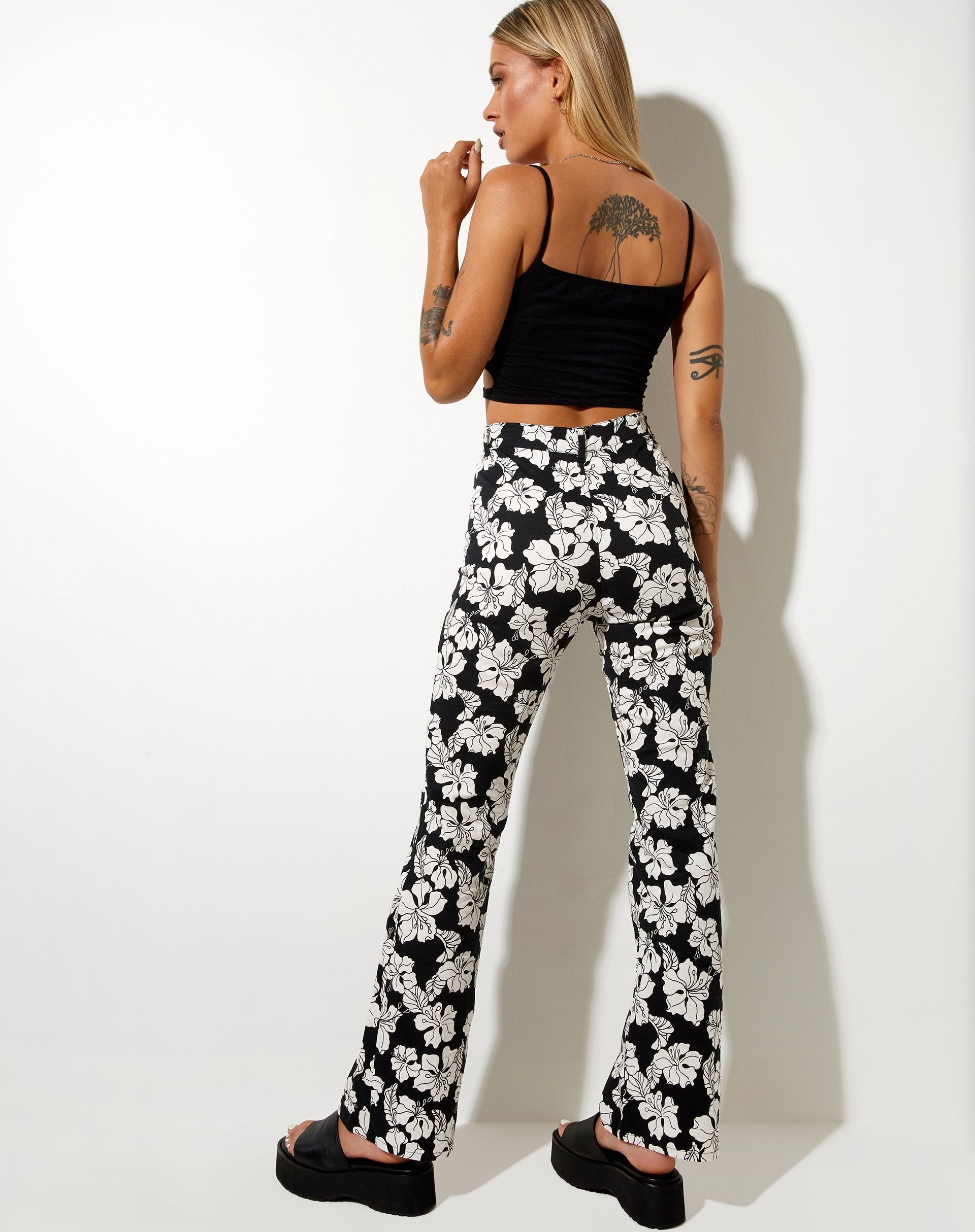 Image de Zoven Trouser in Vacation Black White