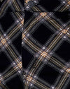 Checks années 20 noir et gris