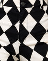 Harlequin noir et blanc