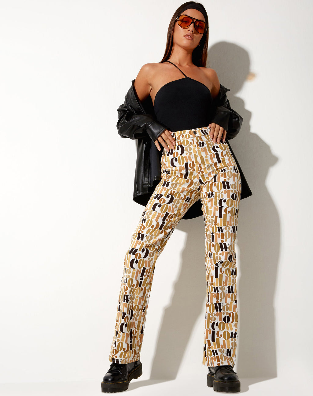 Pantalon évasé Zoven, coloris Cowgirl