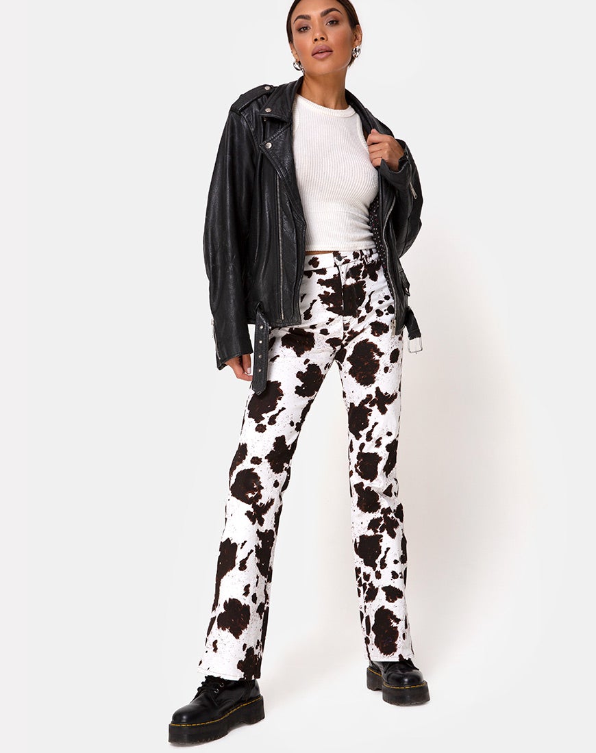 Image du pantalon Zoven en peau de vache