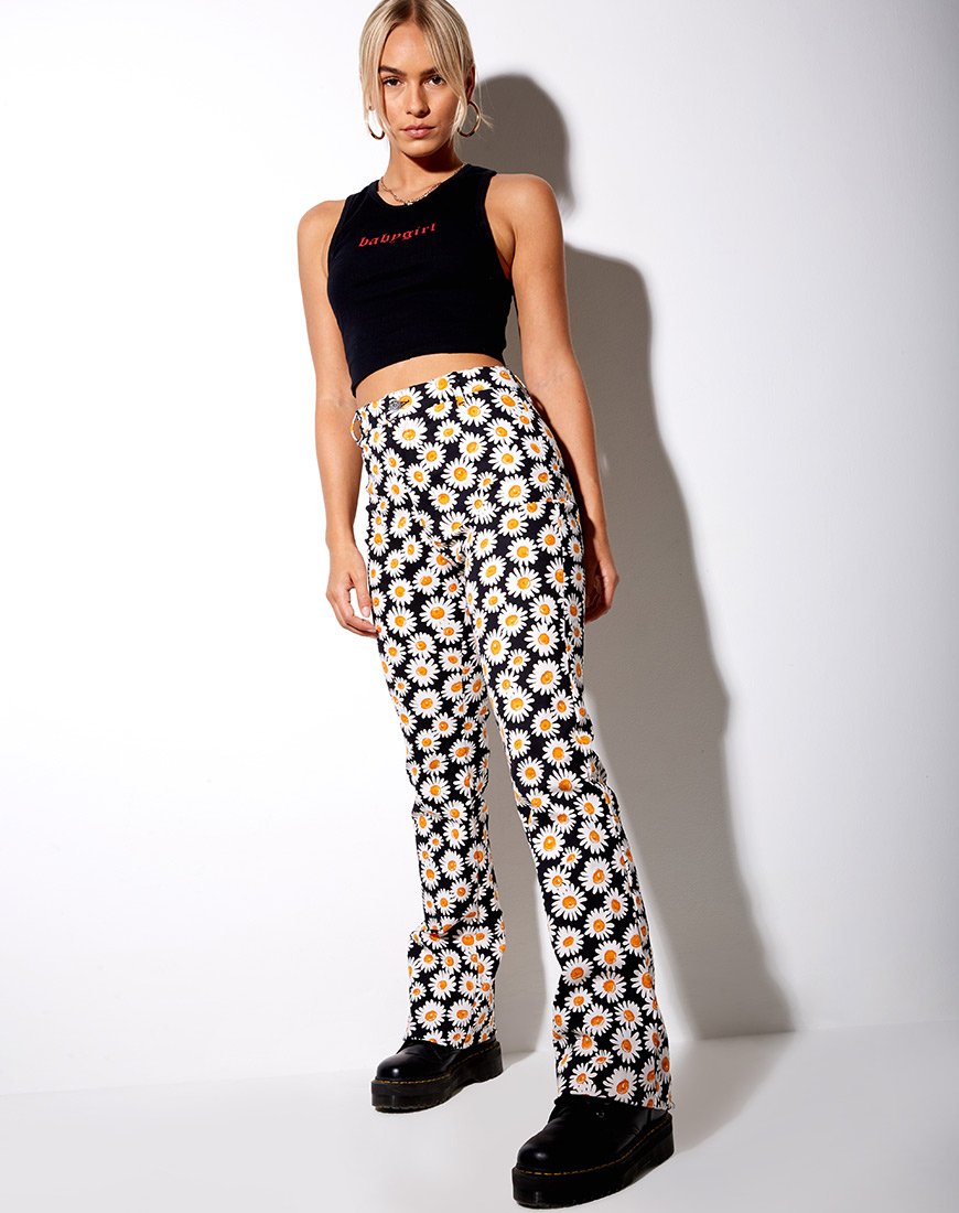 Image de Zoven Pantalon en Daisy Love Noir