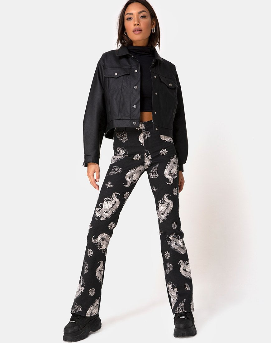 Pantalon Zoven en Dragon Black