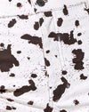 Mini-vache noir et blanc