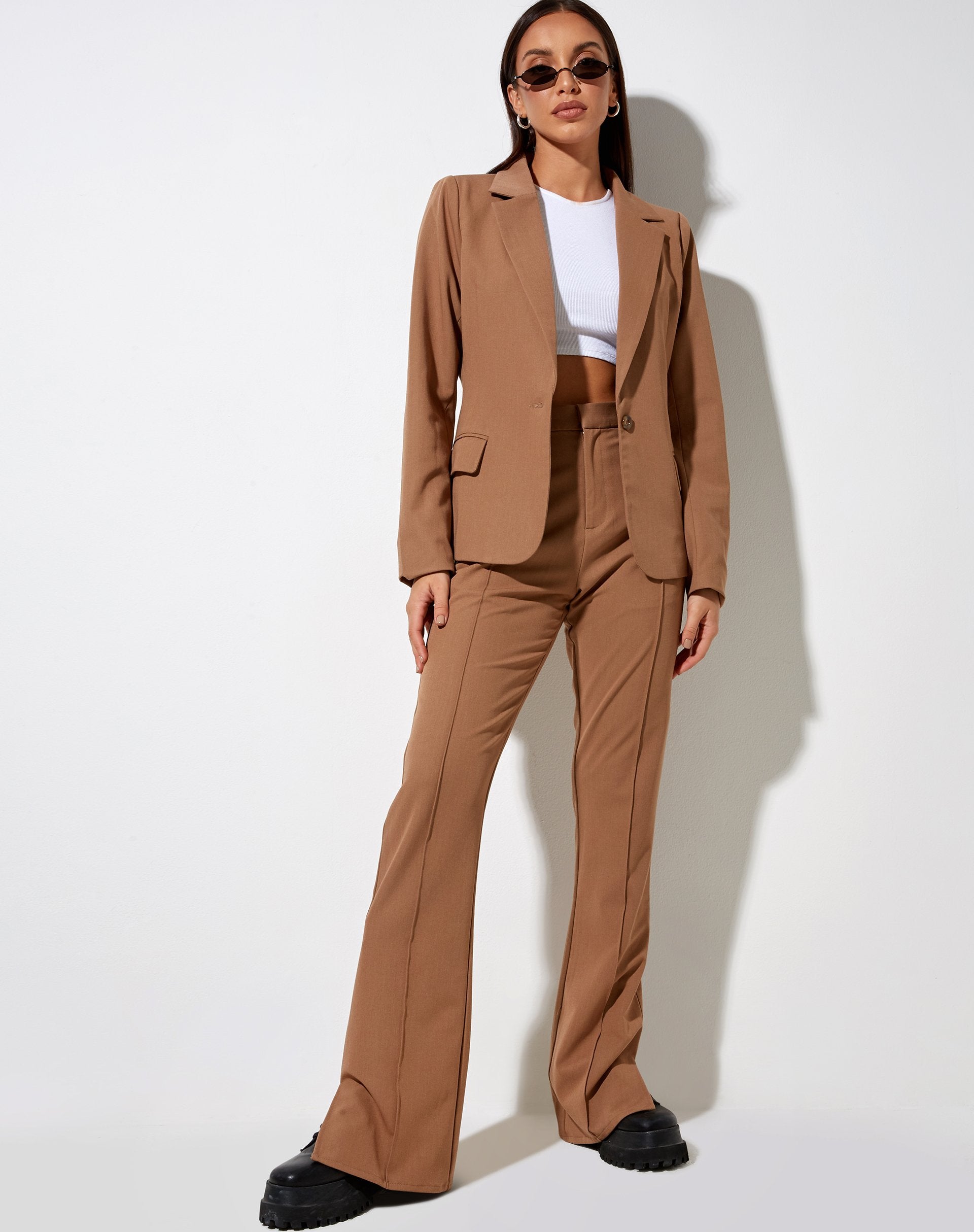 Image de Marwah Blazer in Putty