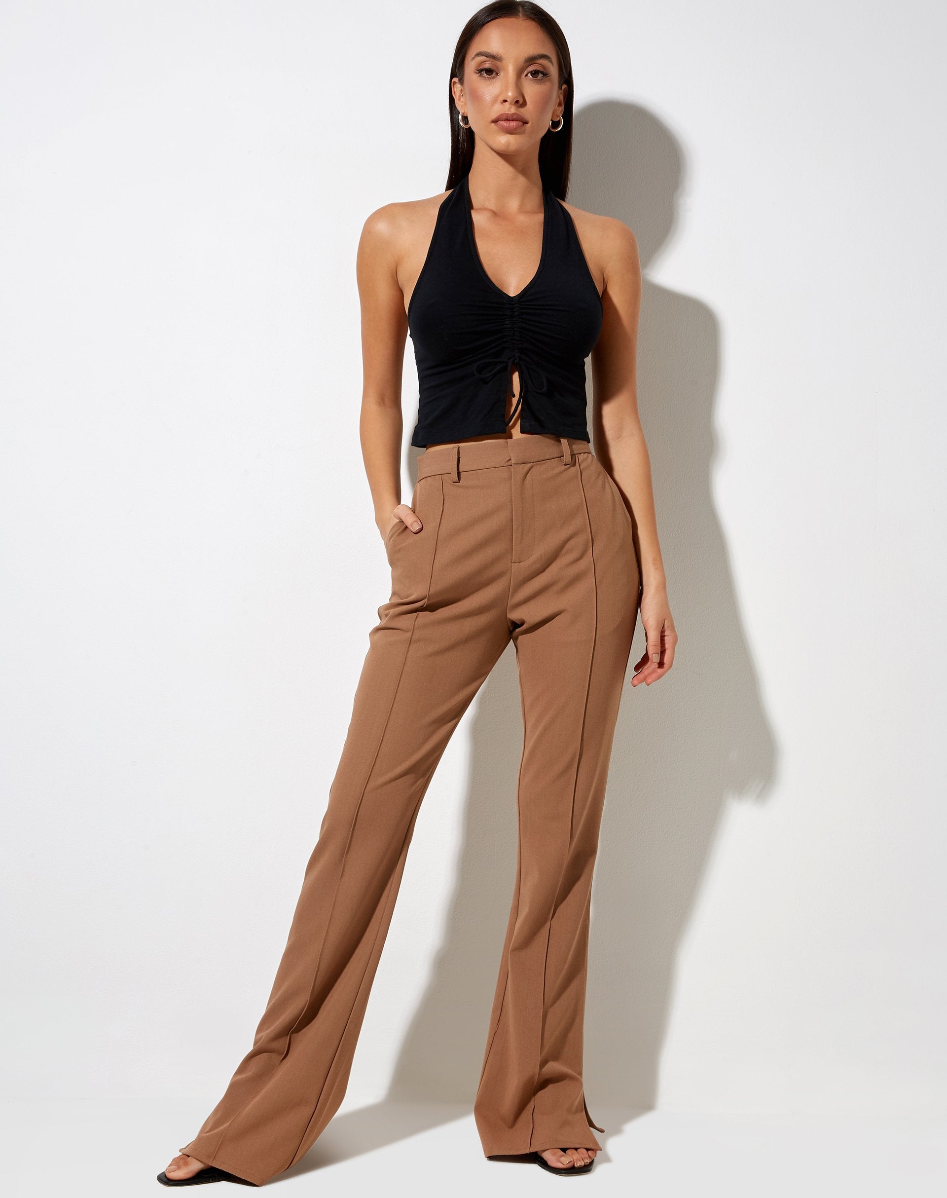 Image du pantalon Zovey en mastic