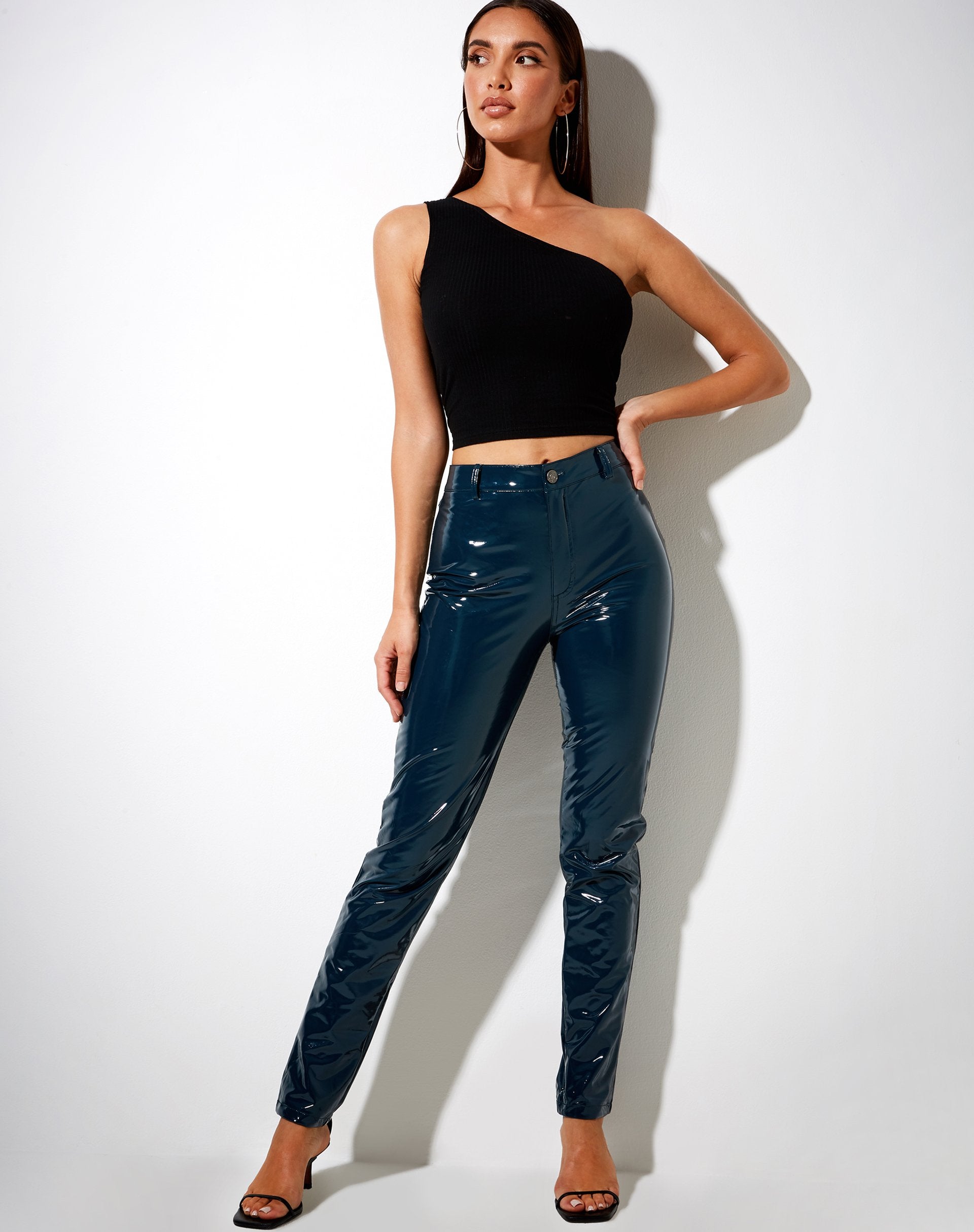 Image du pantalon Zowel en PU Petrol