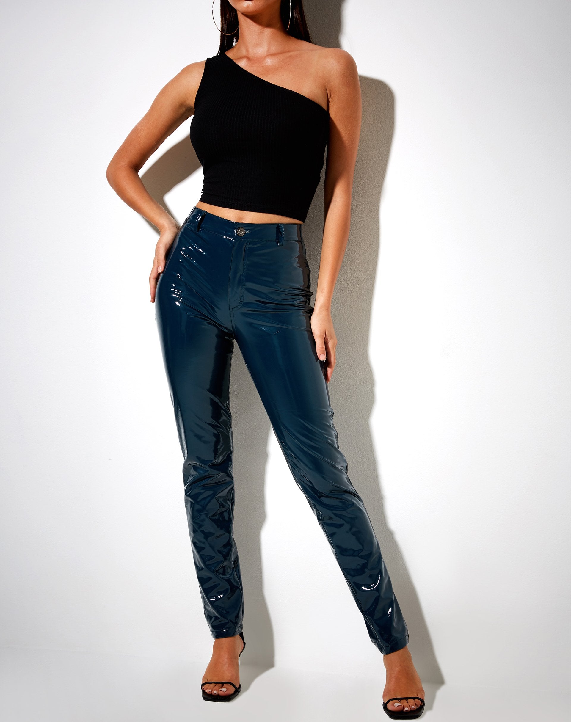 Image du pantalon Zowel en PU Petrol