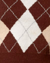 Tricot Argyle Tan