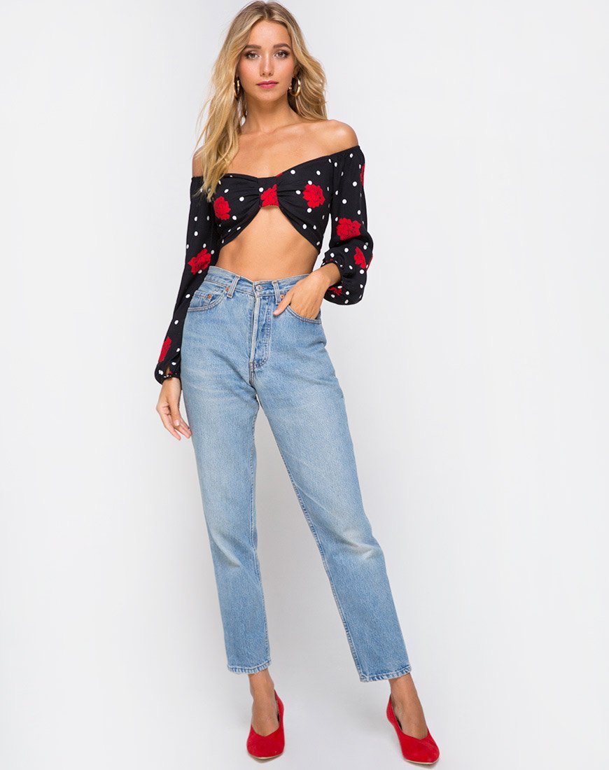 Image de Zuma Crop Top in Cuban Rose