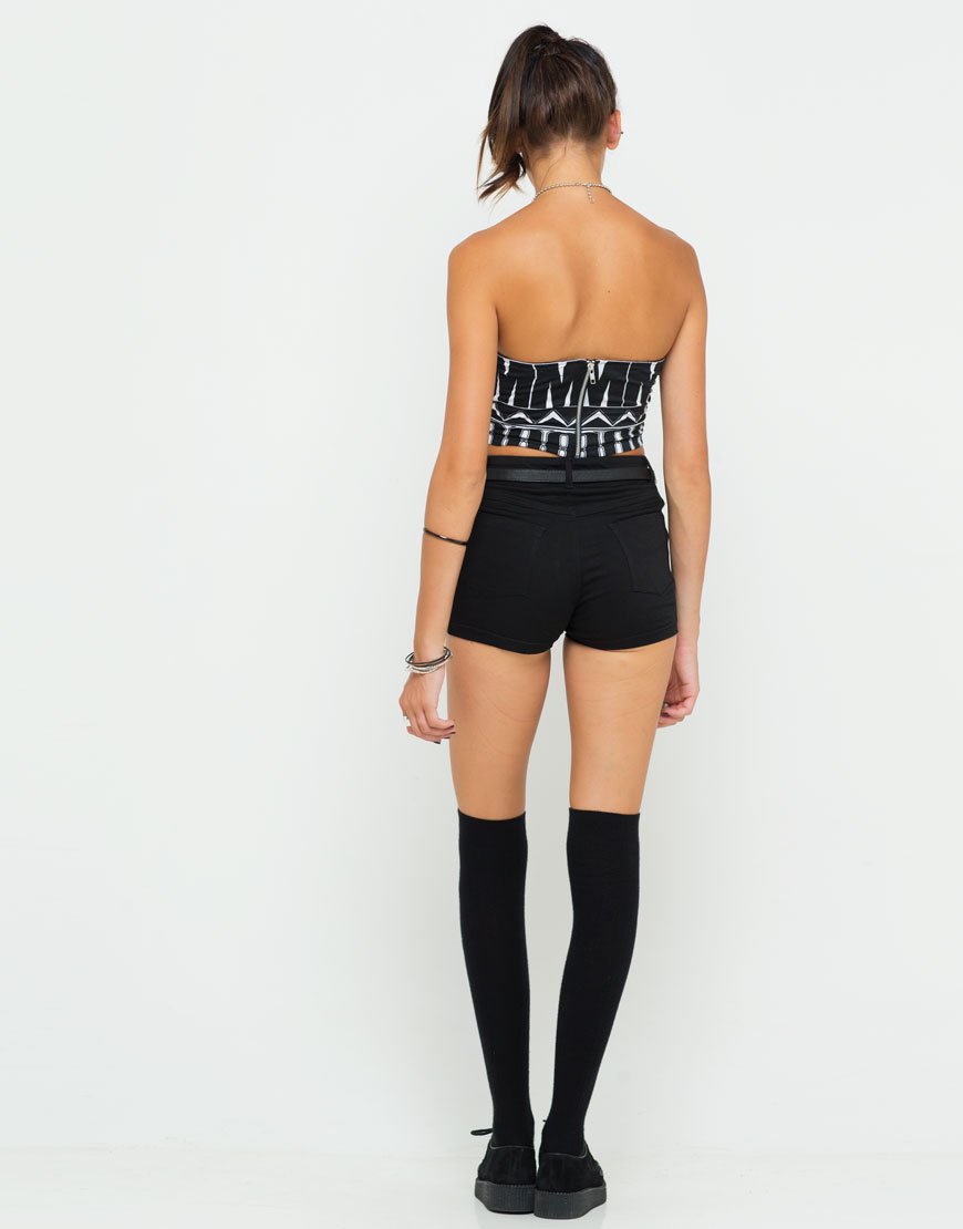 Image of Motel Bandeau Top in Motel Aztec Print