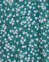 Champ floral vert